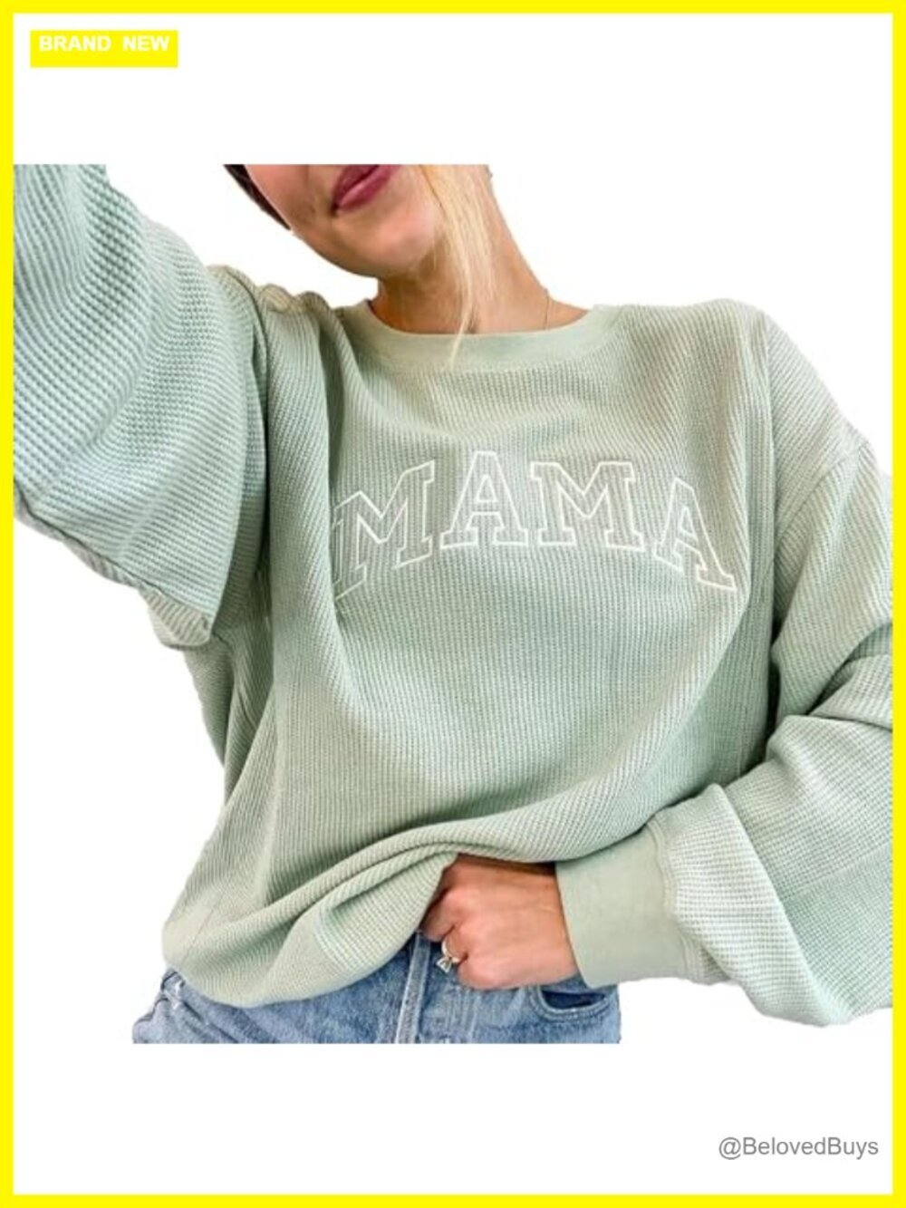 Maternity Nursing Sweatshirt Waffle Knit Zip Breastfeeding Top Pullover